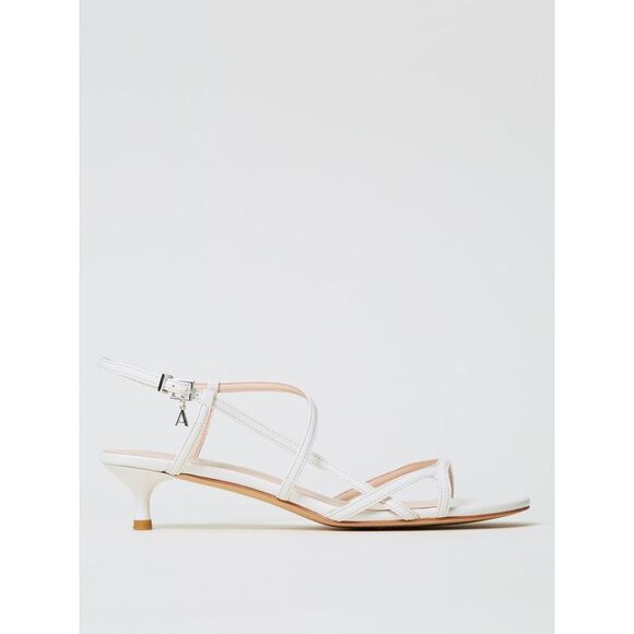 Twinset Actitude Heeled Sandal Woman White